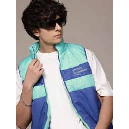 Roadster The Lifestyle Co. Colourblocked Gilet Padded Jacket-picture-41