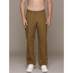 Roadster The Lifestyle Co. Men Cotton Straight Fit Trousers-picture-31