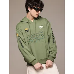 Roadster The Lifestyle Co. Printed Relaxed Fit Hooded Sweatshirt-picture-26