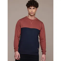 Roadster The Lifestyle Co. Round Neck Colourblocked Sweatshirt-picture-20