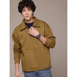 Roadster The Lifestyle Co. Shirt Collar Relaxed Fit Sweatshirt-picture-35