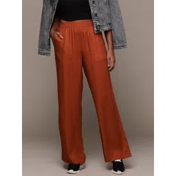 Roadster The Lifestyle Co. Women Pleated Parallel Trousers-picture-35