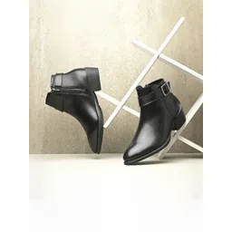 Roadster The Lifestyle Co. Women Round Toe Chunky Boots-picture-23