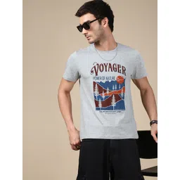 Roadster Typography Printed Pure Cotton Round Neck T-Shirt-picture-39