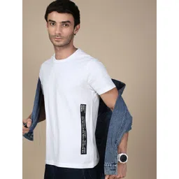 Roadster Typography Printed Pure Cotton Round Neck T-Shirt-picture-38