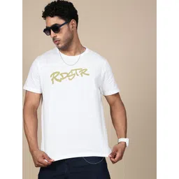 Roadster Typography Printed Round Neck Pure Cotton T-Shirt-picture-25