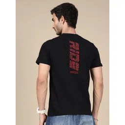 Roadster Typography Printed Round Neck Pure Cotton T-Shirt-picture-26