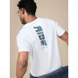 Roadster Typography Printed Round Neck Pure Cotton T-Shirt-picture-24