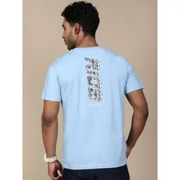 Roadster Typography Printed Round Neck Pure Cotton T-Shirt-picture-17