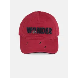 Roadster Unisex Maroon Solid Baseball Cap-picture-11