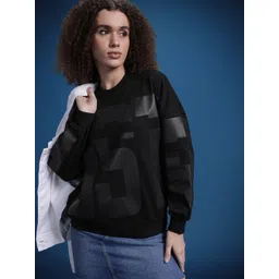 Roadster Women Drop Shoulder Oversized Sweatshirt image 1