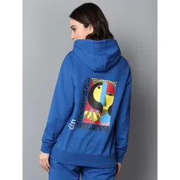 Roadster Women Graphic Printed Hooded Sweatshirt-picture-19