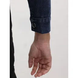 Roadster Women Navy Blue Denim Denim Jacket-picture-33