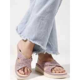 Roadster Women Nude Open Toe Laser Cuts Pattern Flats-picture-18