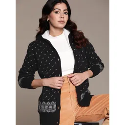 Roadster Women Printed Cardigan-picture-15