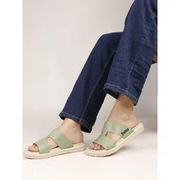 Roadster Women PU Open Toe Flats-picture-10