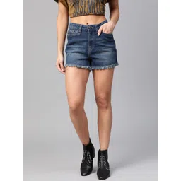 Roadster Women Regular Fit Denim Shorts-picture-20