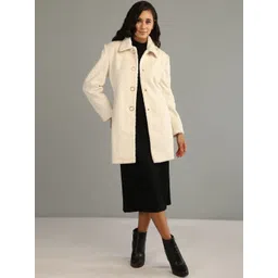 Roadster Women Regular Fit Single Breasted Stylish Winter Coat-picture-18