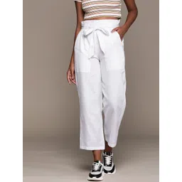 Roadster Women Solid High-Rise Trousers-picture-41