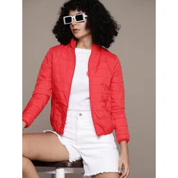 Roadster Women Solid Lightweight Outdoor Bomber Jacket-picture-27