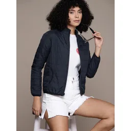 Roadster Women Solid Lightweight Outdoor Bomber Jacket-picture-25