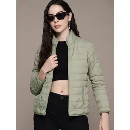 Roadster Women Solid Lightweight Outdoor Bomber Jacket-picture-24