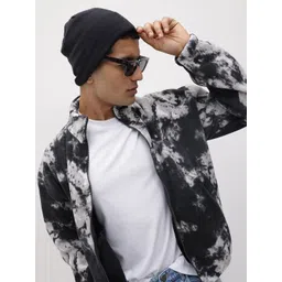 The Roadster Life Co. Abstract Print Fleece Jacket-image-7