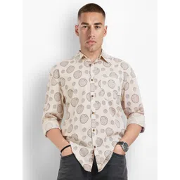 The Roadster Life Co. Abstract Printed Pure Cotton Relaxed Fit Casual Shirt-picture-41