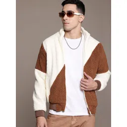The Roadster Life Co. Colourblocked Fleece SherpaJacket-picture-20