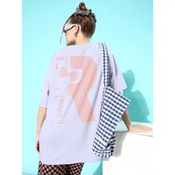 The Roadster Life Co. Cool Lavender Off-Grid Graphics Drop-Shoulder Sleeves Cotton T-shirt-picture-10