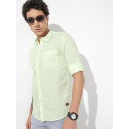 The Roadster Life Co. Cotton Linen Casual Shirt-picture-29