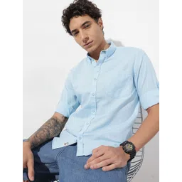 The Roadster Life Co. Cotton Linen Casual Shirt-picture-39