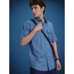 The Roadster Life Co. Drop-Shoulder Sleeves Relaxed Fit Casual Shirt-picture-20