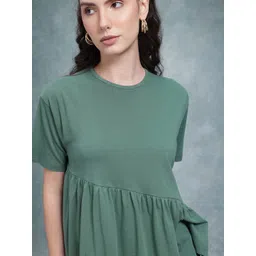 The Roadster Life Co. Gathered Asymmetric Hem Top image 5