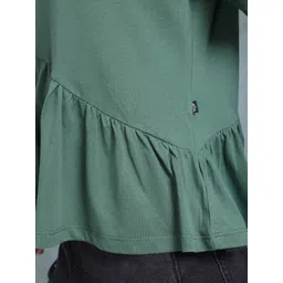 The Roadster Life Co. Gathered Asymmetric Hem Top image 4