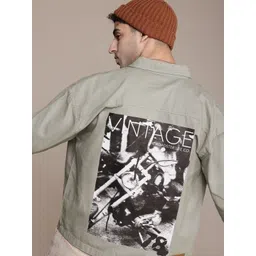 The Roadster Life Co. Graphic Print Pure Cotton Tailored Jacket-picture-37