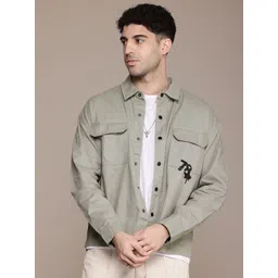 The Roadster Life Co. Graphic Print Pure Cotton Tailored Jacket image 3