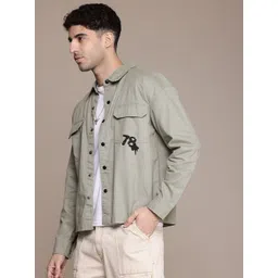 The Roadster Life Co. Graphic Print Pure Cotton Tailored Jacket image 4