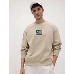 The Roadster Life Co. Graphic Printed Applique Detail Sweatshirt-picture-25