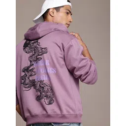 The Roadster Life Co. Graphic Printed Relaxed Fit Hooded Pullover Sweatshirt-picture-29