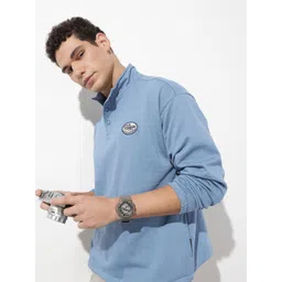 The Roadster Life Co. High Neck Knitted Sweatshirt-picture-37