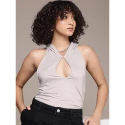 The Roadster Life Co. Hooded Cut Out Detail Top-picture-19