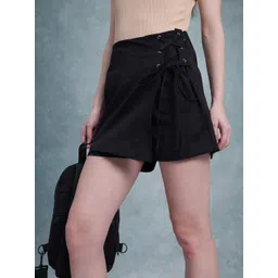 The Roadster Life Co. Lace-Up Detail Mini Skorts-picture-21