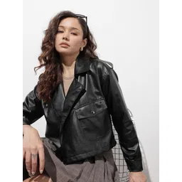 The Roadster Life Co. Lapel Collar Biker Jacket-picture-30