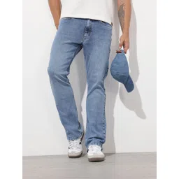 The Roadster Life Co. Men Bootcut Heavy Fade Stretchable Jeans-picture-22