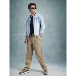 The Roadster Life Co. Men Cotton Relaxed Trousers-picture-13