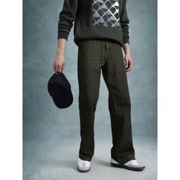 The Roadster Life Co. Men Frayed Hem Flared Jeans-picture-34