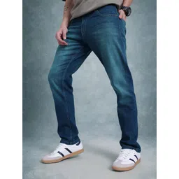 The Roadster Life Co. Men Mid-Rise Light Fade Vintage Wash Slim Fit Jeans-picture-28