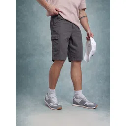 The Roadster Life Co. Men Mid-Rise Pure Cotton Relaxed Fit Cargo-Style Shorts-picture-26