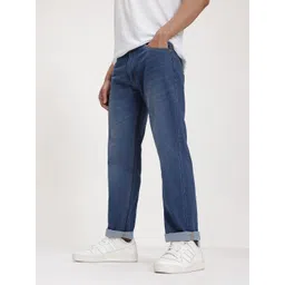 The Roadster Life Co. Men Mid-Rise Regular Fit Light Fade Stretchable Jeans-picture-20